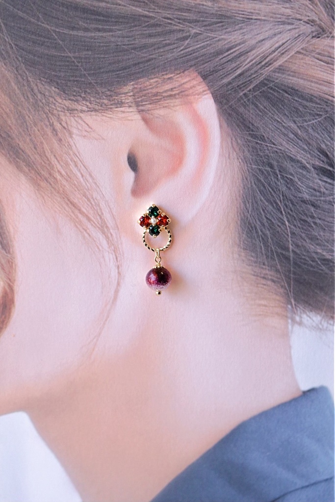 江4振イメージ シンプル2WAYピアス