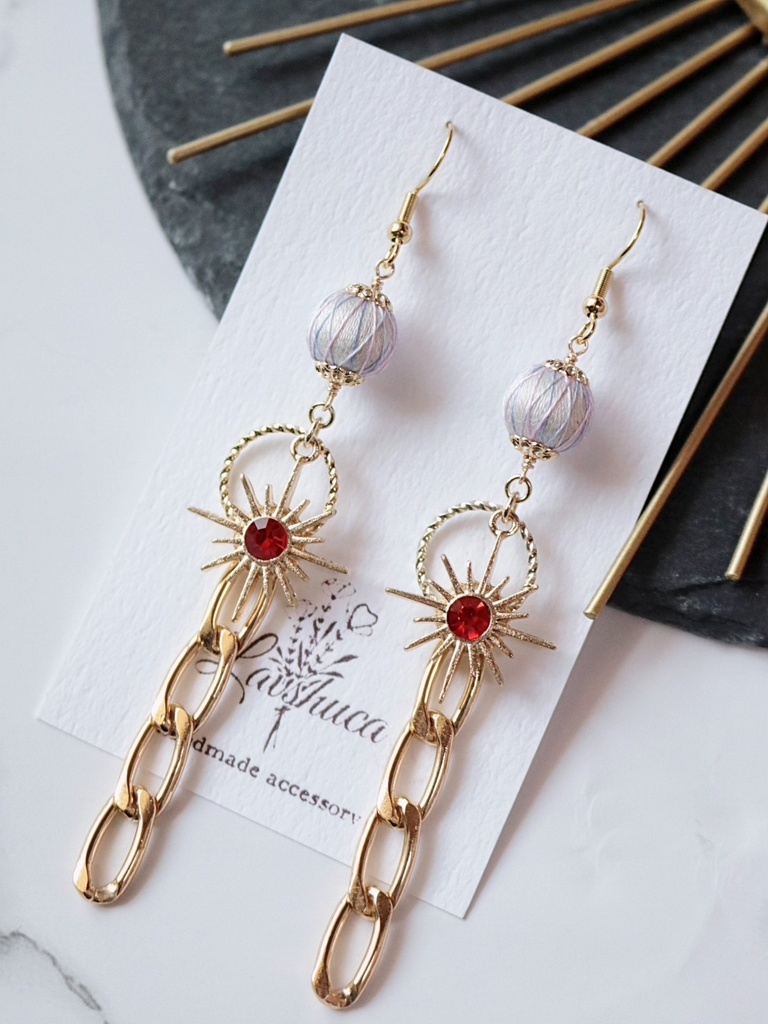 落日　黒川イザナ　イメージ巻き玉ピアス