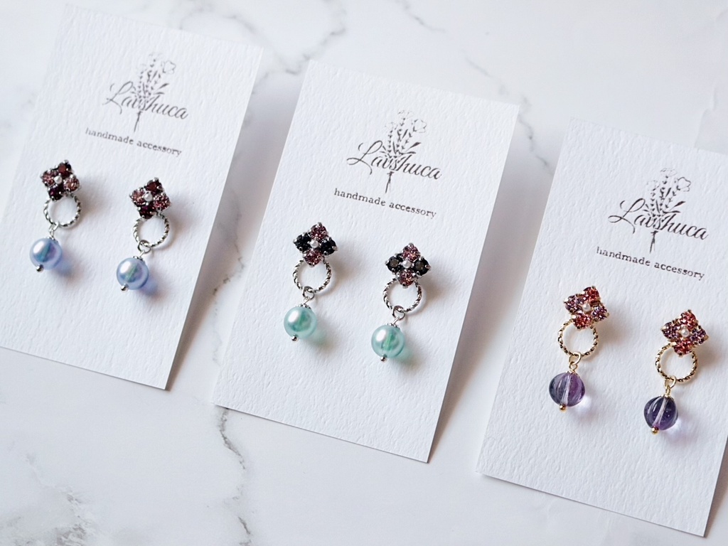 梵天メンバー　シンプルピアス
