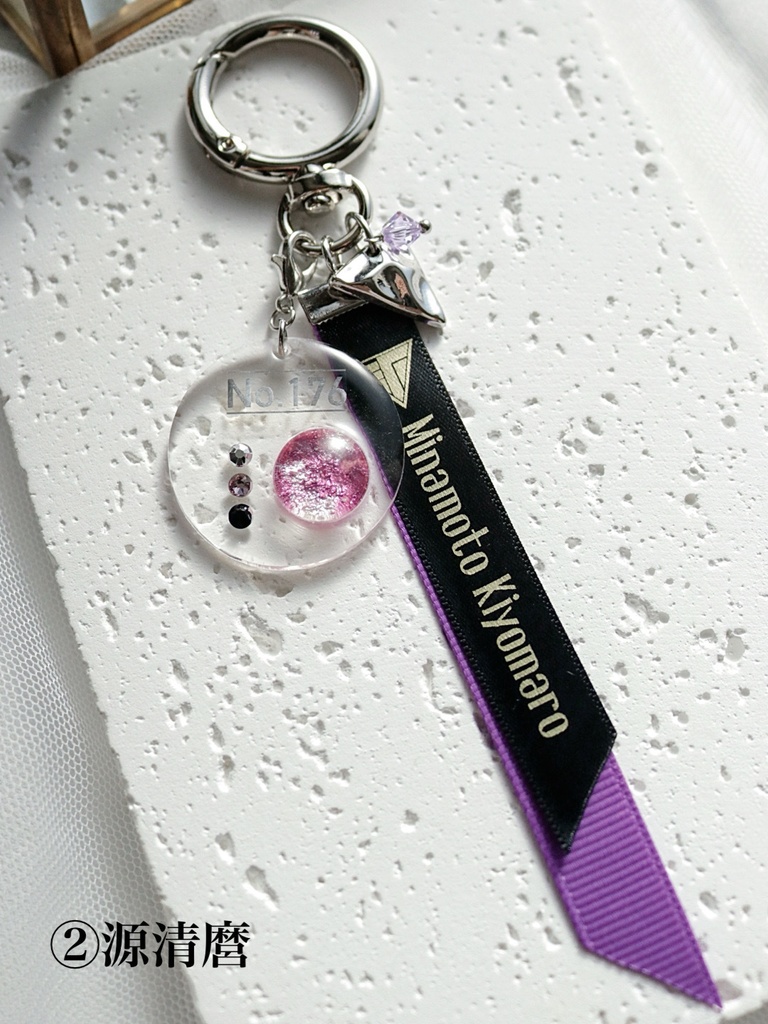 【11月】江戸三作イメージ カラーパレットキーホルダー4種