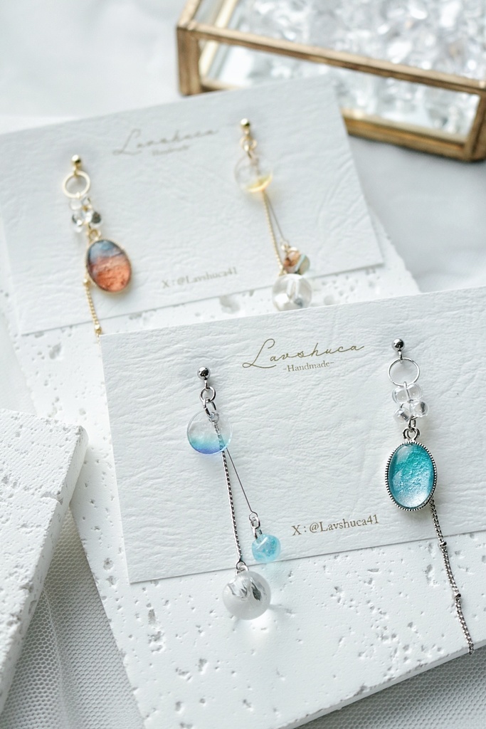 【8月】空×鵜飼派イメージ　ピアス/イヤリング