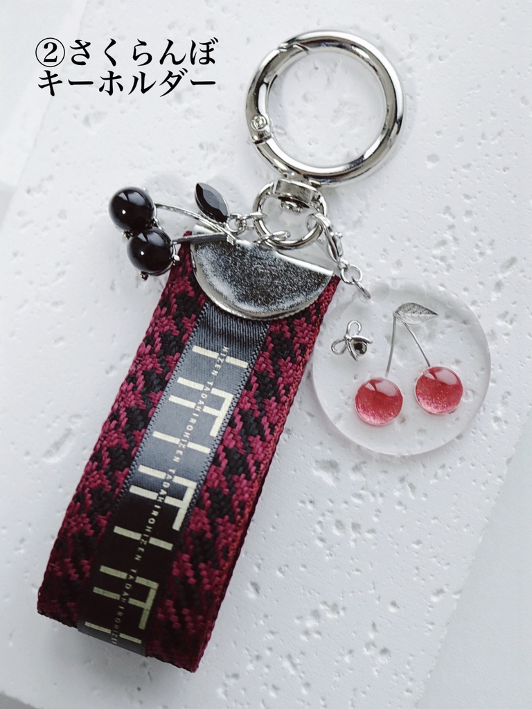 【11月】肥前忠広イメージ さくらんぼデザインアクセサリー2種