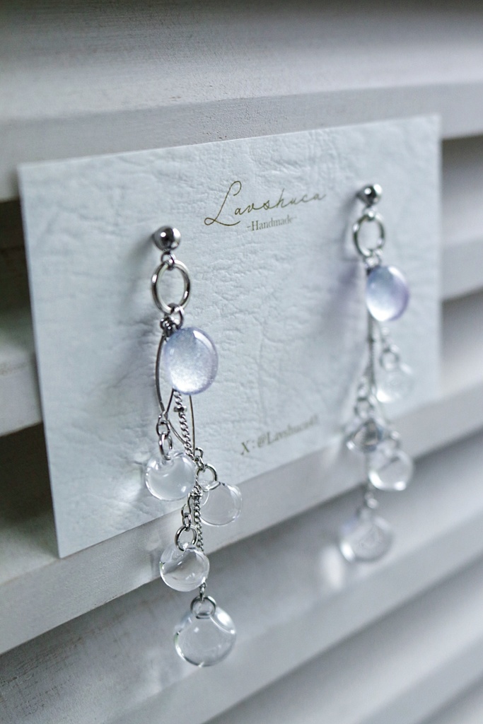 【11月】雨とワルツピアス/イヤリング　五月雨江イメージ