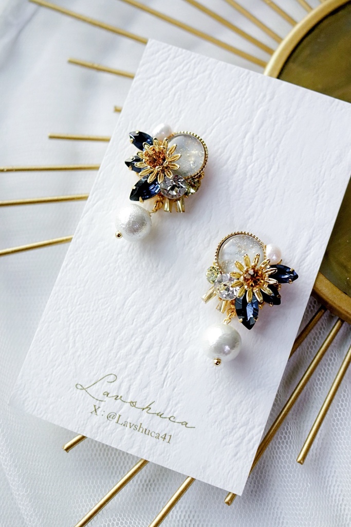 【1月】soar/鶴丸国永極イメージ　ピアス＆イヤリング