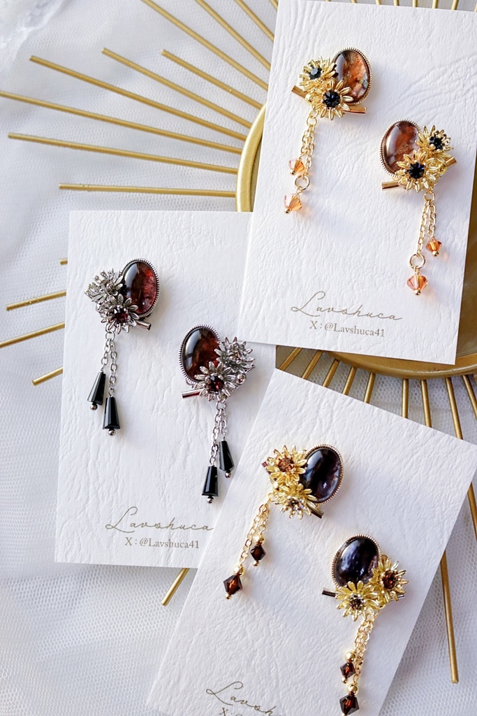 【1月】halo/文久土佐組イメージ ピアス&イヤリング