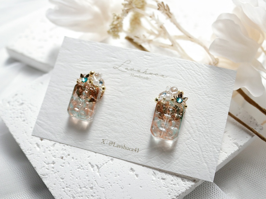 【5月】忘れ花/山姥切国広イメージ　ピアス/イヤリング