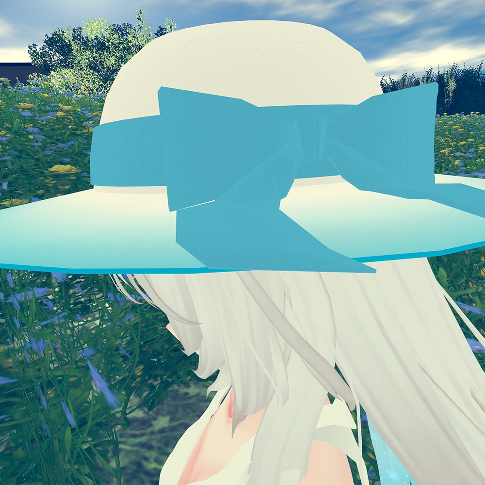 【無料】夏の帽子【3Dモデル】