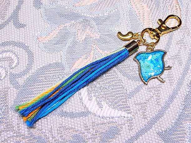 レジンバッグチャーム「千鳥」其の壱