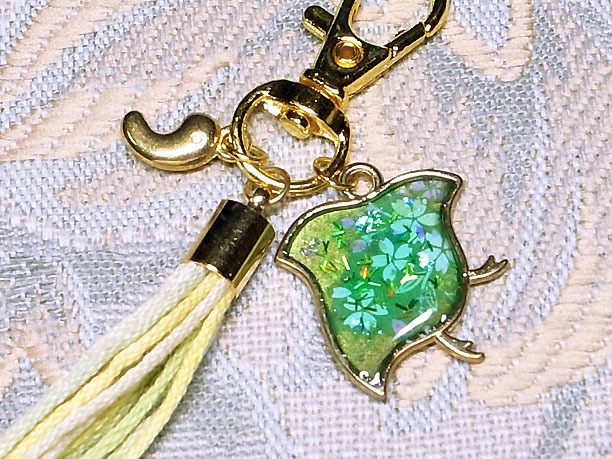 レジンバッグチャーム「千鳥」其の弐