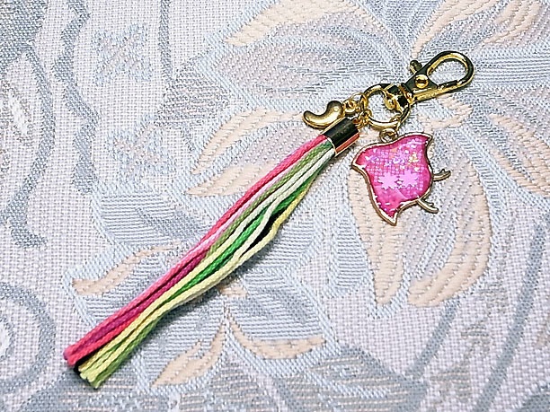 レジンバッグチャーム「千鳥」其の弐