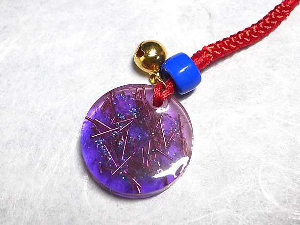 レジン根付「明珠」