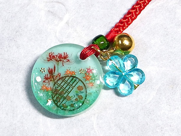 レジン根付「明珠」