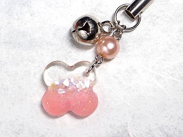 レジンストラップチャーム「花野」