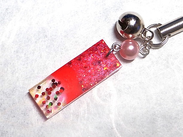 レジンストラップチャーム「久遠」