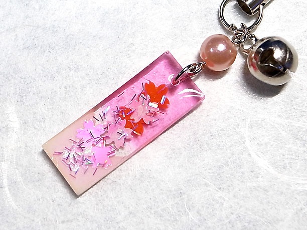 レジンストラップチャーム「久遠」