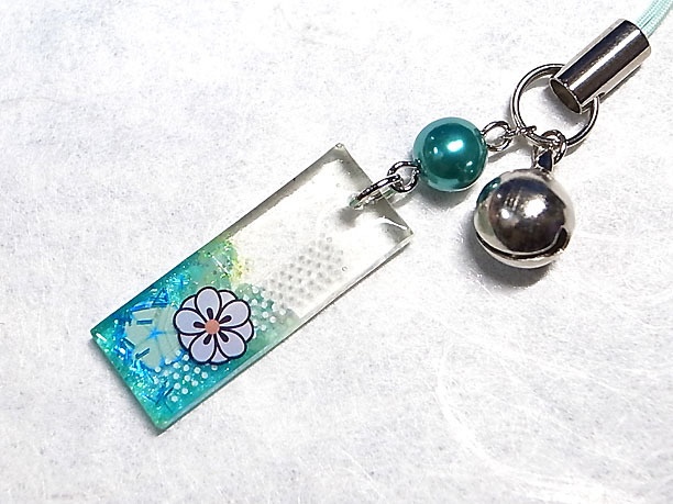 レジンストラップチャーム「久遠」