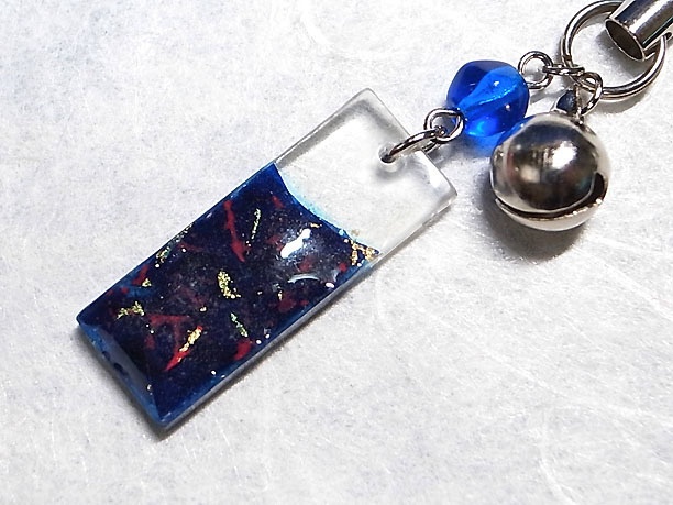 レジンストラップチャーム「久遠」