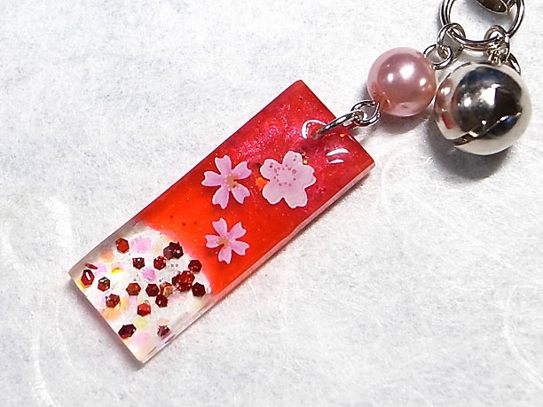 レジンストラップチャーム「久遠」