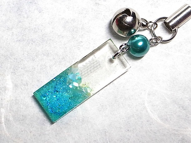 レジンストラップチャーム「久遠」