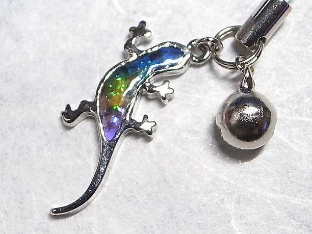 レジンストラップチャーム「有情」