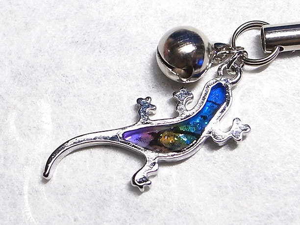 レジンストラップチャーム「有情」