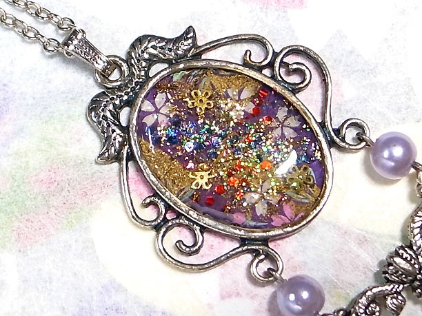 レジンペンダント「慈雨」