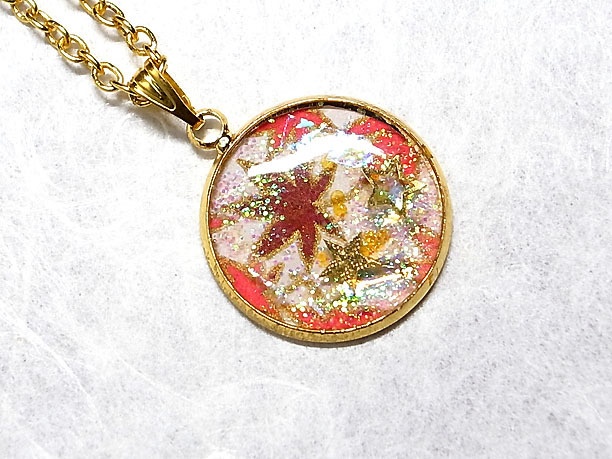 レジンペンダント「丸」