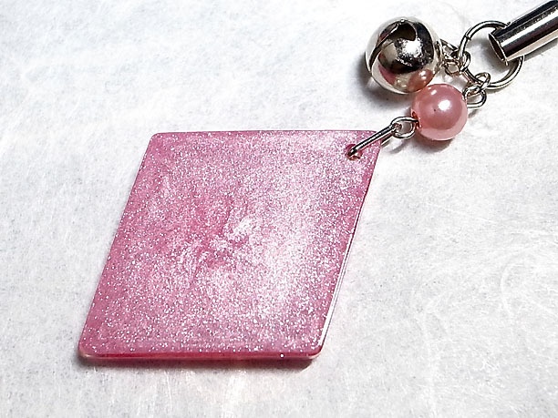 レジンストラップチャーム「花朝」