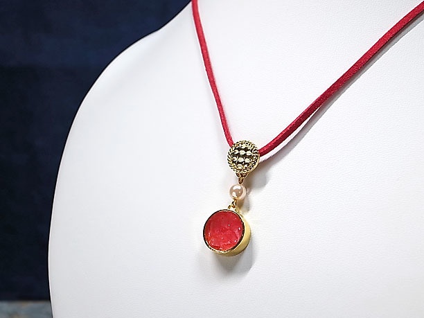 レジンペンダント「円丘」