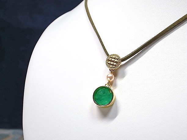 レジンペンダント「円丘」