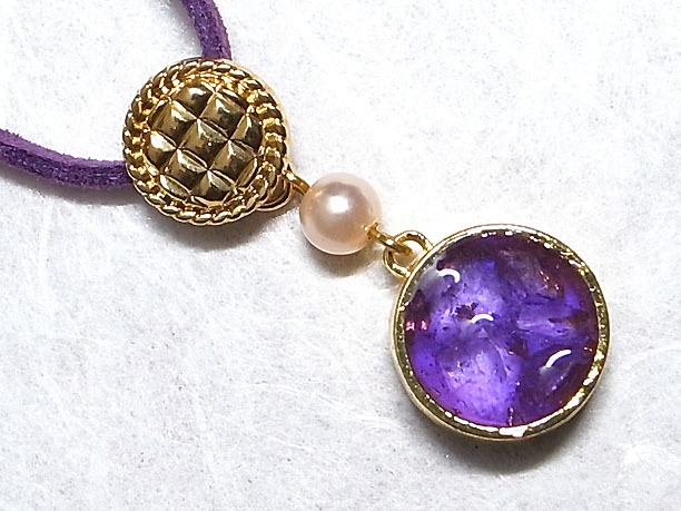 レジンペンダント「円丘」