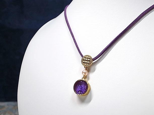 レジンペンダント「円丘」