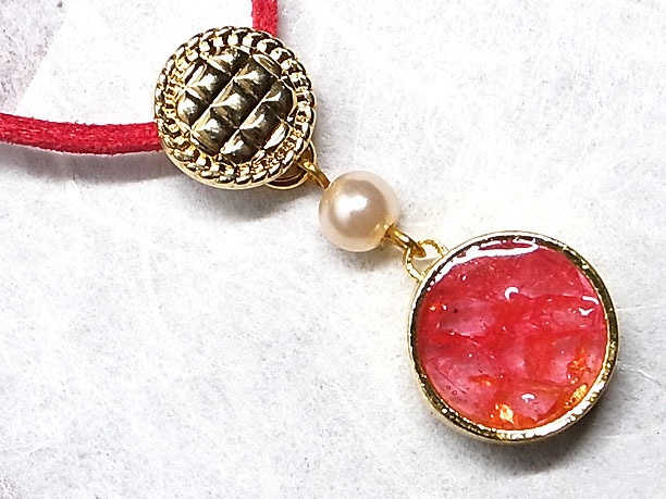 レジンペンダント「円丘」