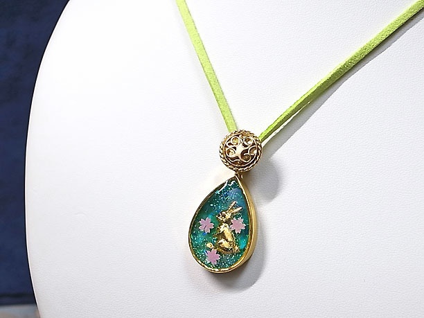 レジンペンダント「悠遠」