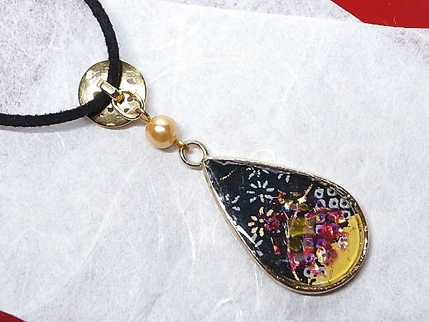 レジンペンダント「暁露」