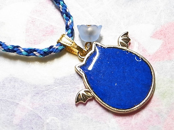 組みひもレジンペンダント「春霞」