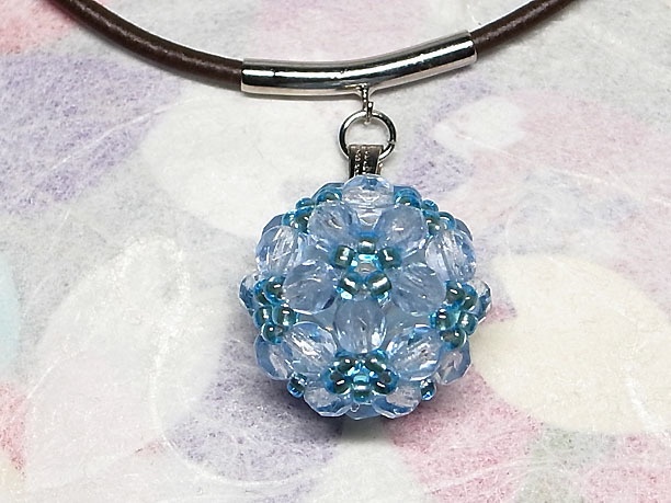 ビーズボールペンダント「鈴杵」