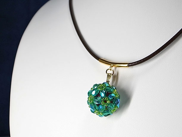 ビーズボールペンダント「鈴杵」