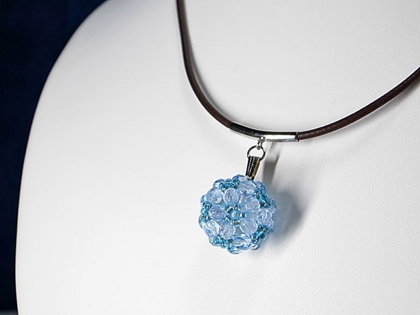 ビーズボールペンダント「鈴杵」