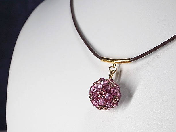 ビーズボールペンダント「鈴杵」