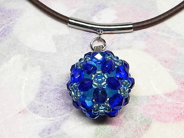 ビーズボールペンダント「鈴杵」