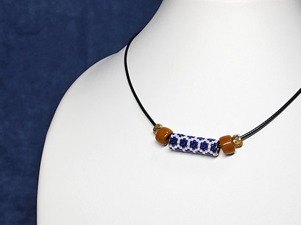 ローリングビーズペンダント「伝統文様」