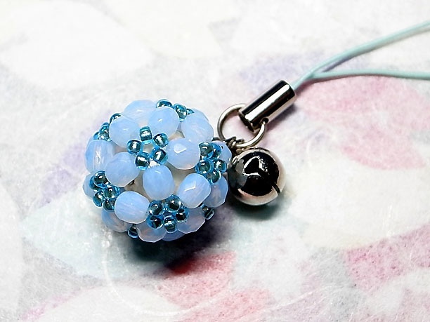 ビーズボールストラップ「光輝」