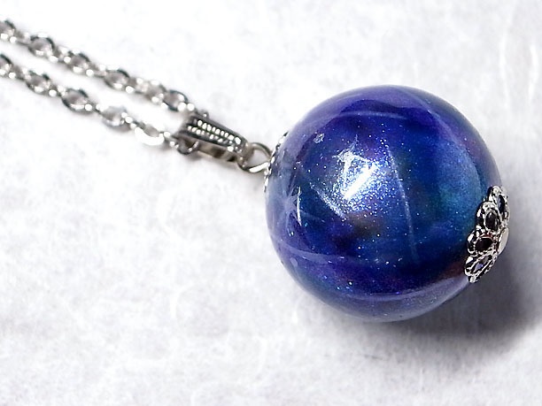 絵付けビーズペンダント「清淑」