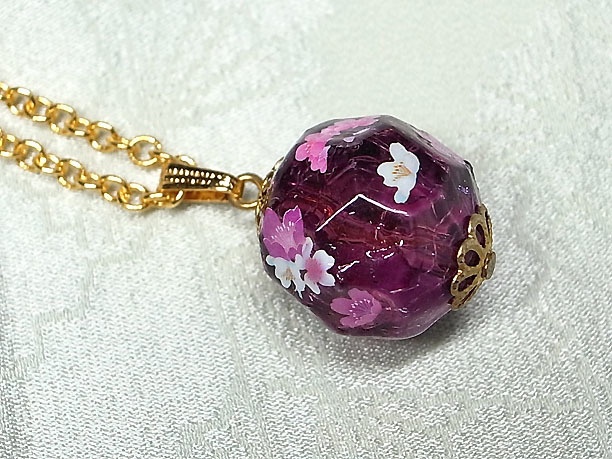 絵付けビーズペンダント「典麗」