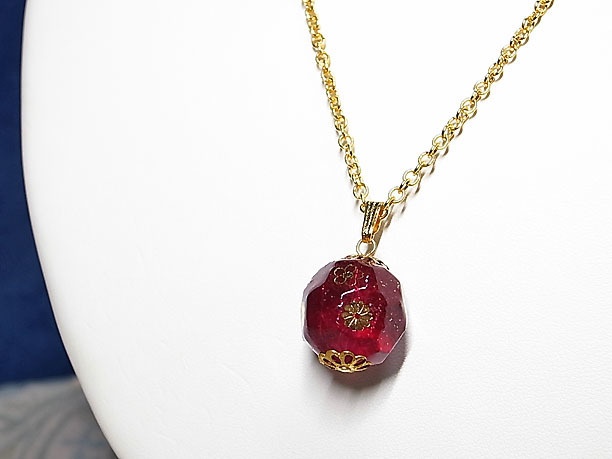 絵付けビーズペンダント「典麗」