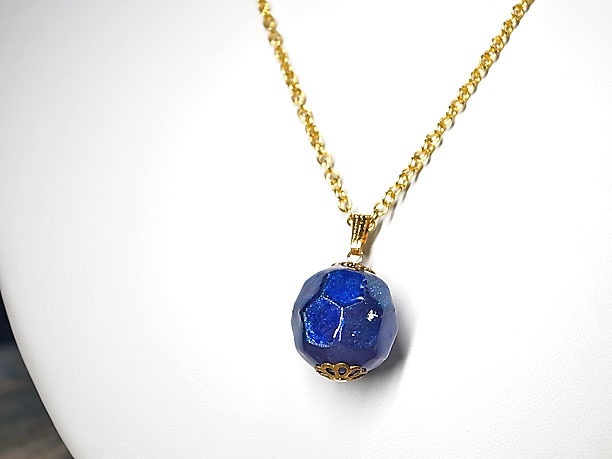 絵付けビーズペンダント「風雅」