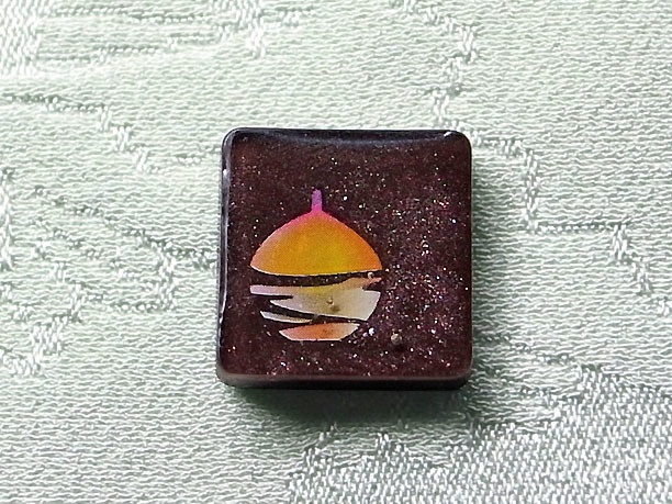 レジン・チョウタックピン「晩夏」