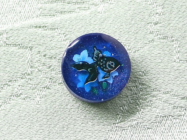 レジン・チョウタックピン「晩夏」