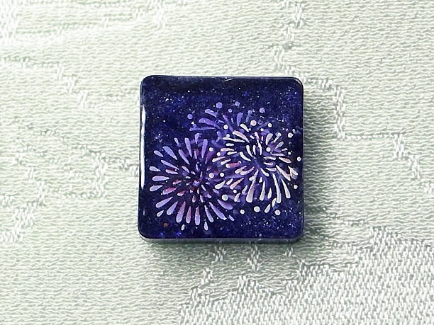 レジン・チョウタックピン「晩夏」